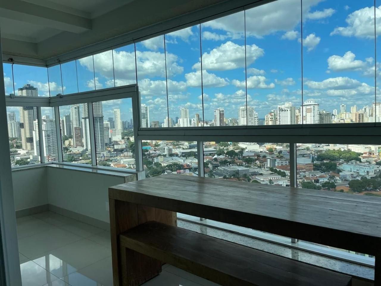 Moderno Flat Com Vista Para O Parque Vaca Brava Goiânia Esterno foto
