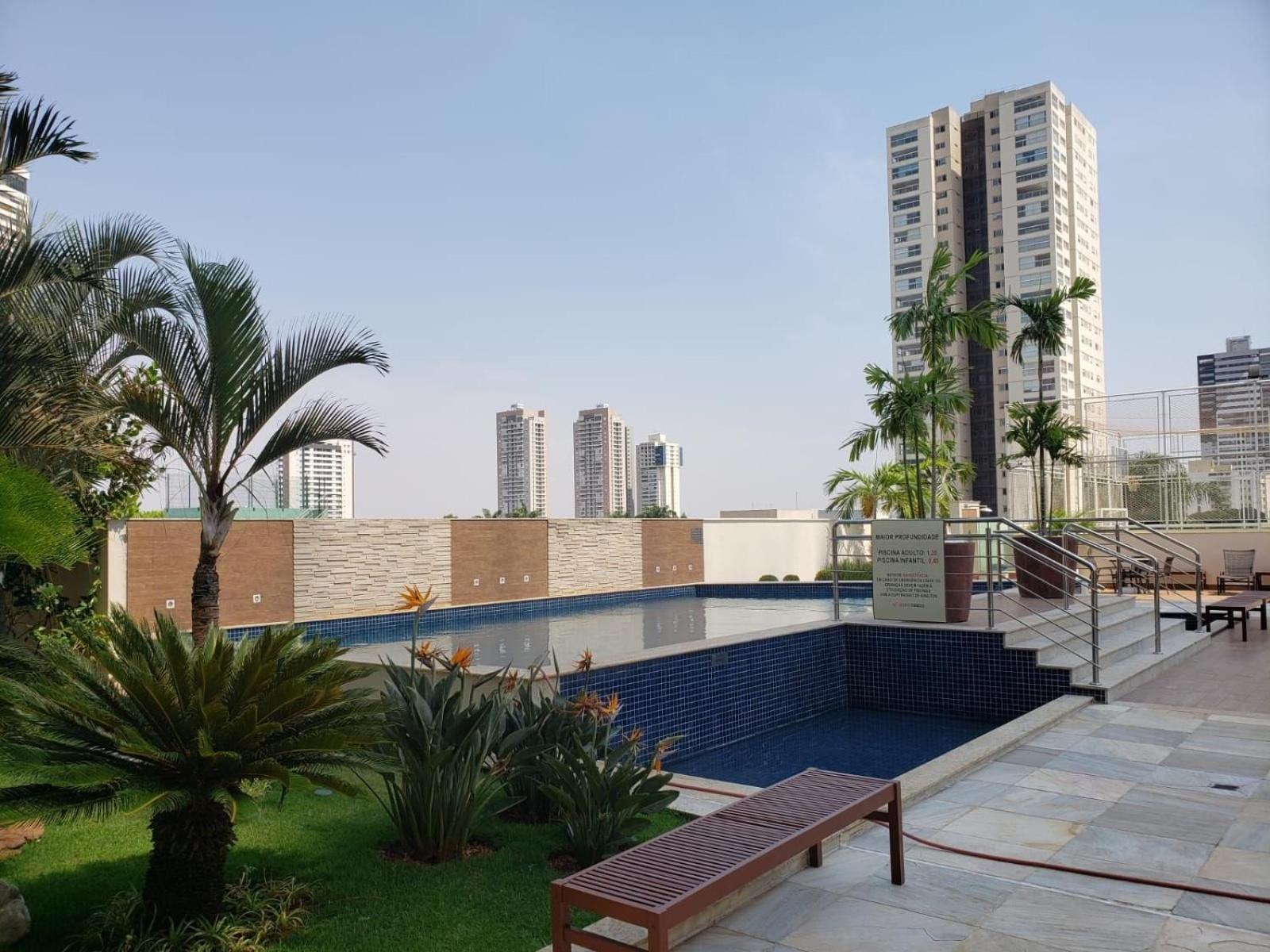 Moderno Flat Com Vista Para O Parque Vaca Brava Goiânia Esterno foto